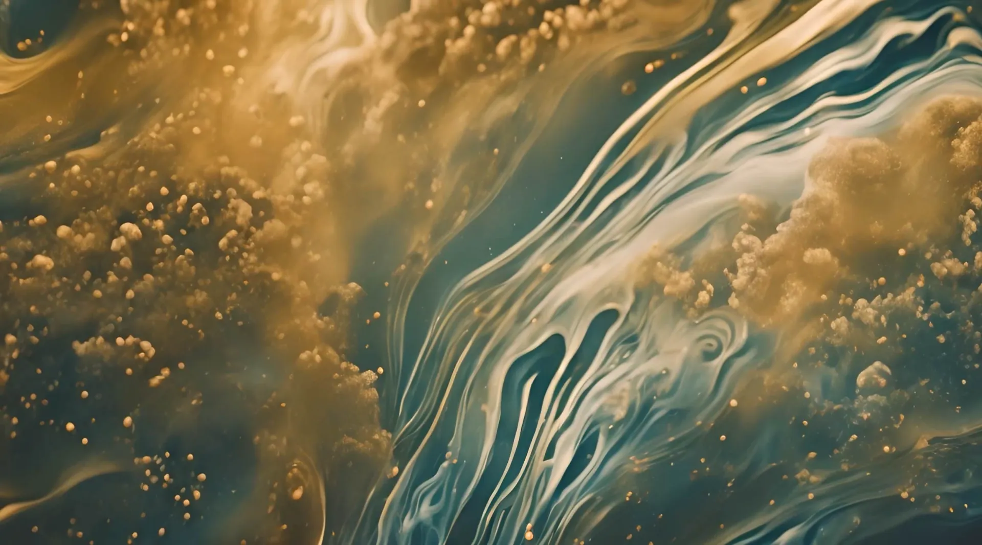 Golden Swirls Abstract Motion Background